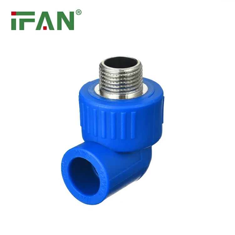 Gomito filettato maschio IFAN blu NBR 15884