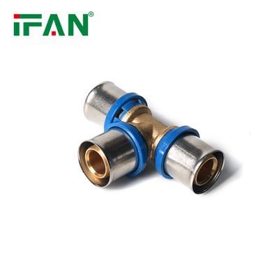 Raccordo a pressare PEX in ottone affidabile